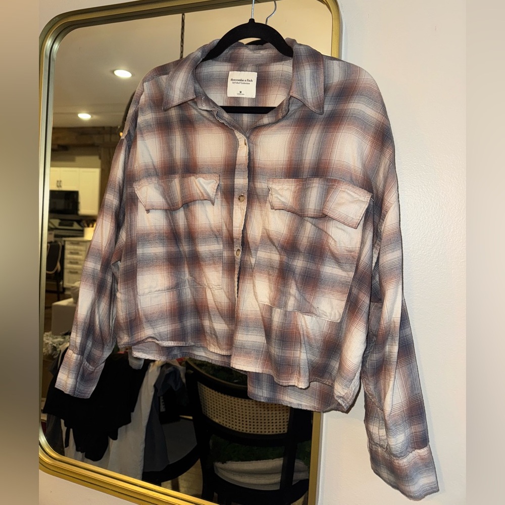 Abercrombie & Fitch Multicolor Plaid Shirt